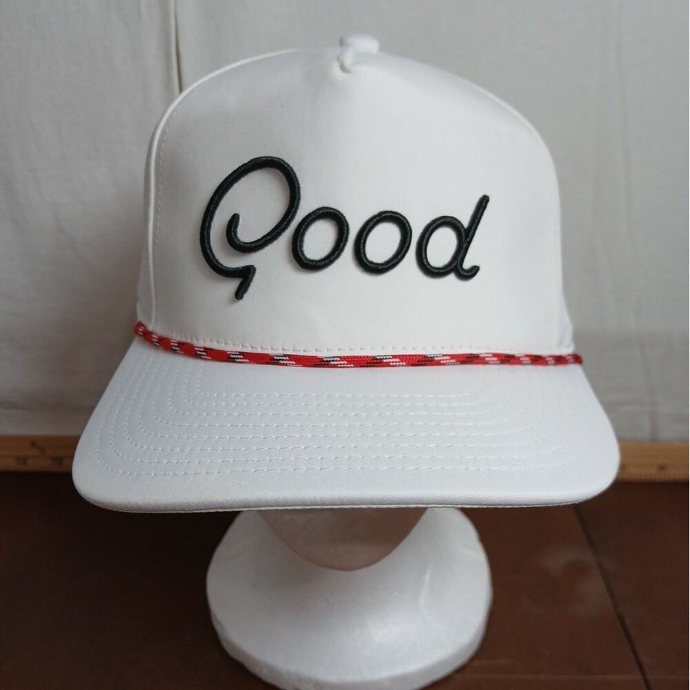Good Good Golf Baseball Hat Cap Snapback White NWT